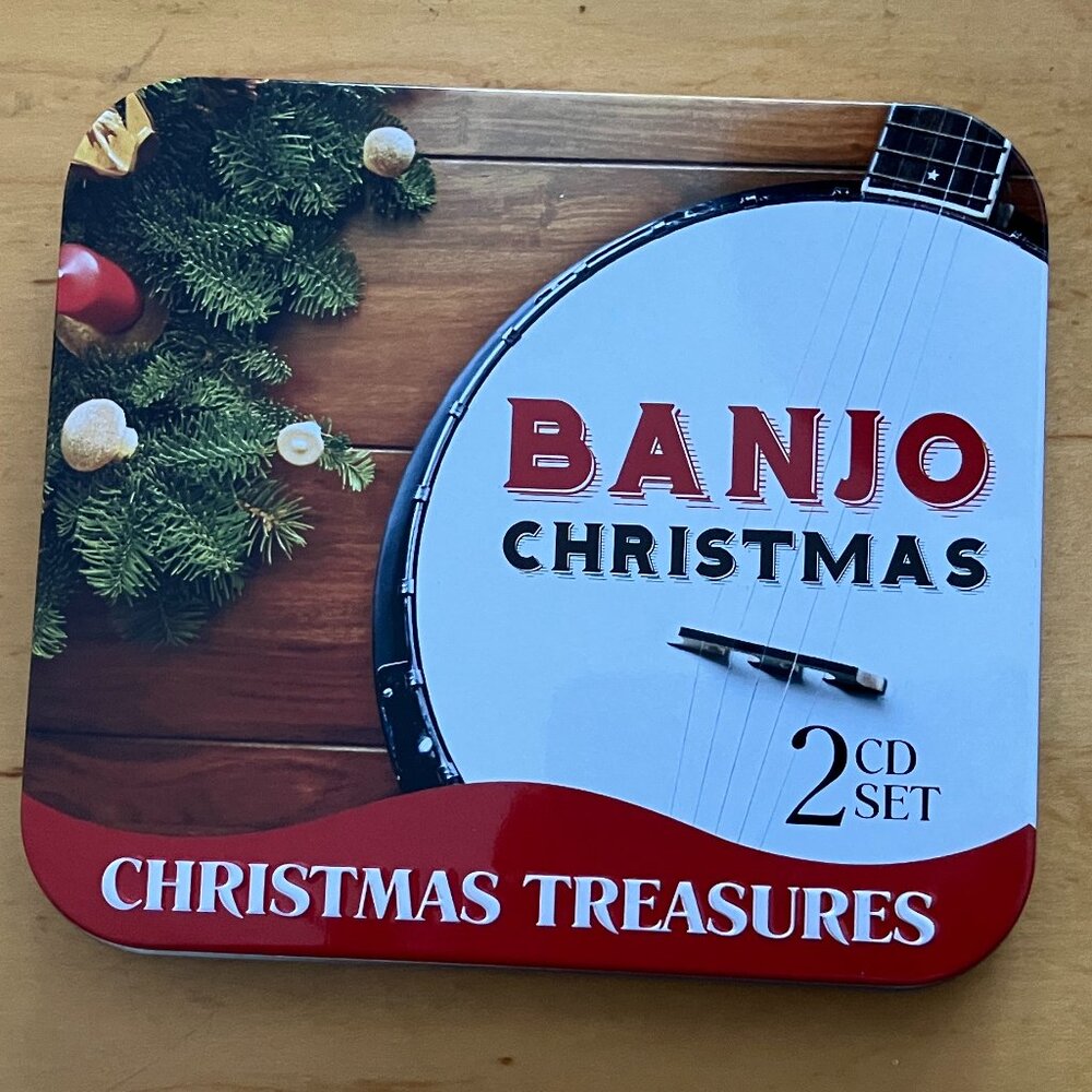 Rare Banjo Christmas: Christmas Treasures 2-CD Tin Set Folk Bluegrass Holiday